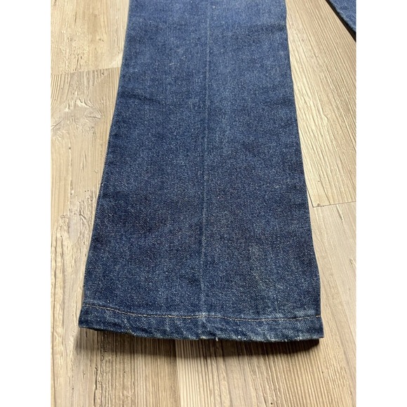 Vintage Wrangler Raw Denim Men's Straight Leg Jeans Made In‎ USA 36x32 - Picture 5 of 10